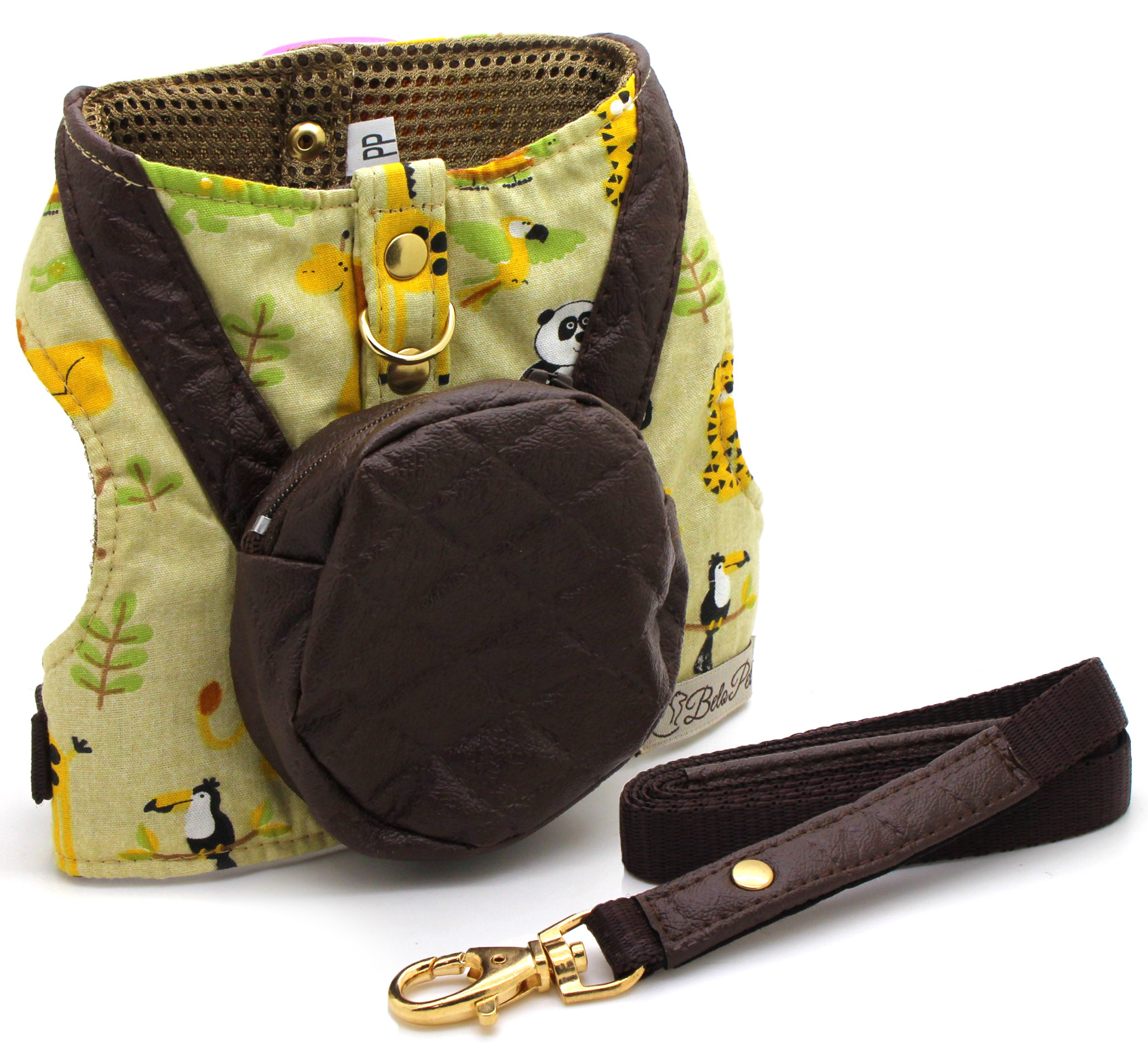 Mochila peitoral para cachorro
