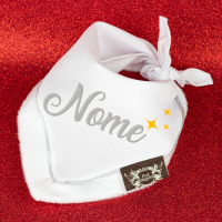 Bandana illumination com Pelúcia - Bordado com Nome