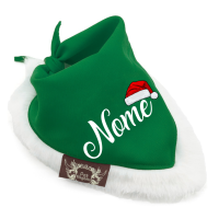 Bandana Natal com Pelúcia - Personalizada