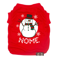 Camiseta Bonequinho de Neve - Coleção Natalina