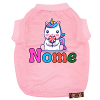 Camiseta Sweet Unicorn Rosa - Personalizada