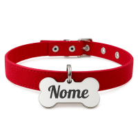 Coleira Prestige ID - Personalizada - Nome e Telefone
