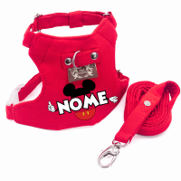 Peitoral e Guia Mouse Dreams - Personalizado