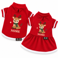 Roupa de Natal Rena Noel - Personalizada