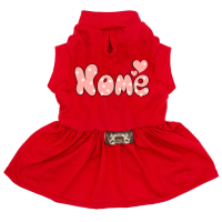 Vestido Love - com Nome da Pet