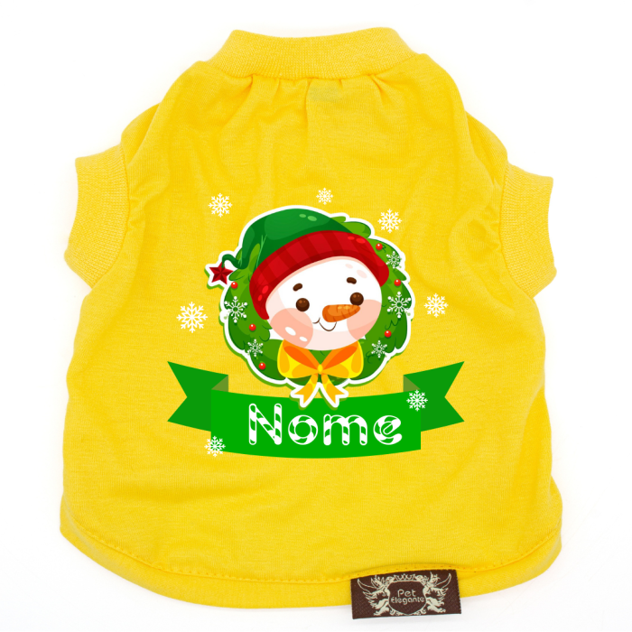 Camiseta Cute Snowman Natalino