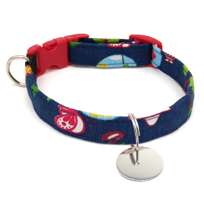 Coleira de Gato Nature - com Pingente Inox