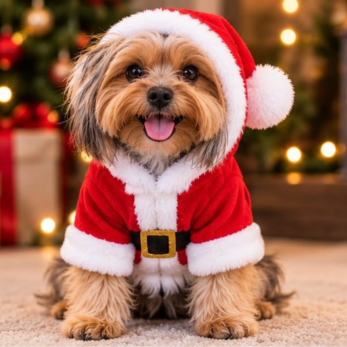 Fantasia Natalina Pet Papai Noel Premium – Christmas Collection
