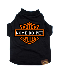 Camisa Meu Pet Motociclista - Personalizada