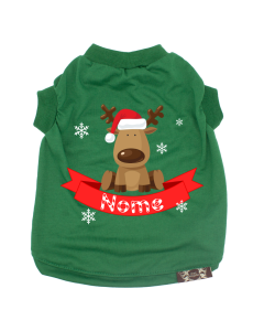 Camiseta Rena de Natal - Coleção Natalina