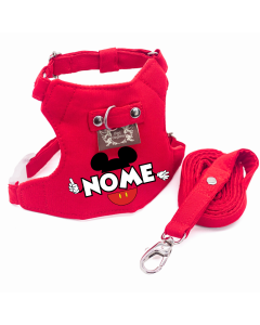 Peitoral e Guia Mouse Dreams - Personalizado