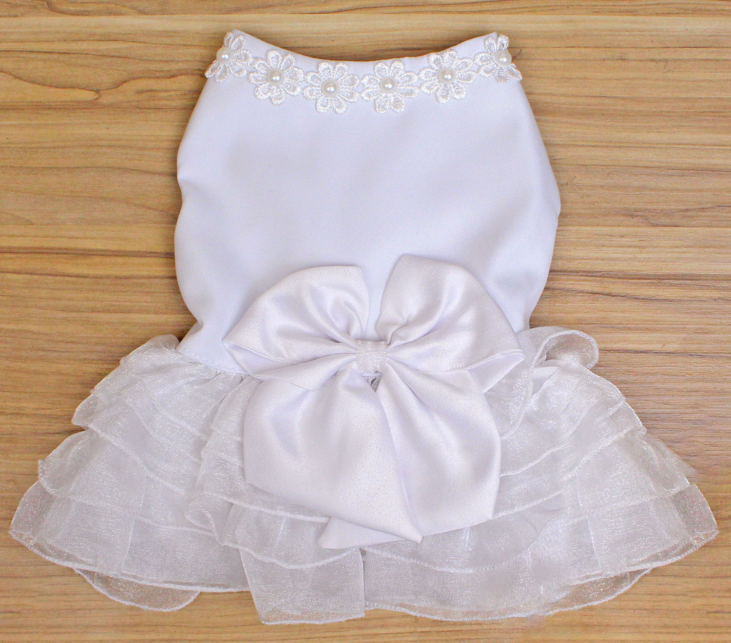 Vestido branco para cachorro Clearance